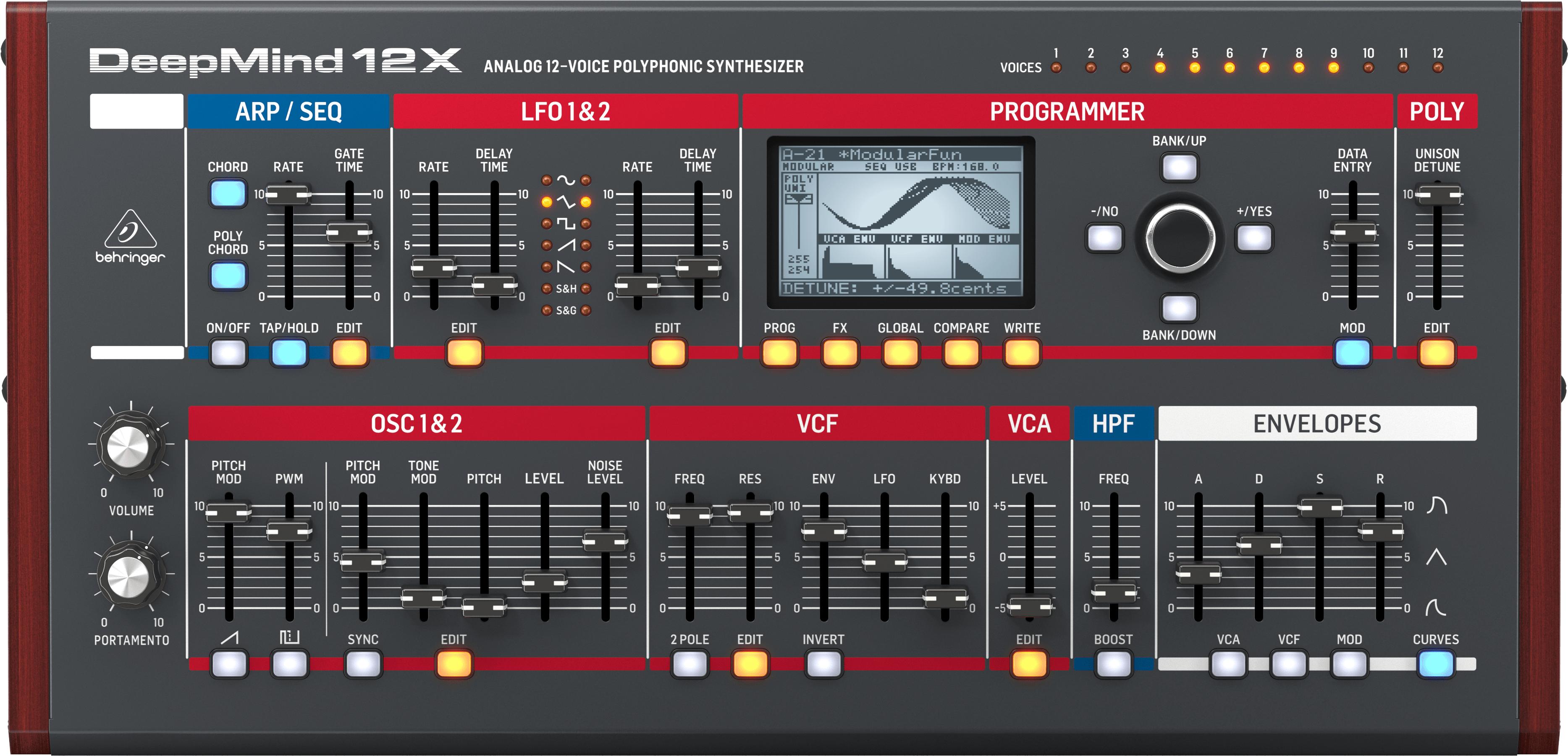 Behringer DEEPMIND 12XD Desktop Synthesiser - Andertons Music Co